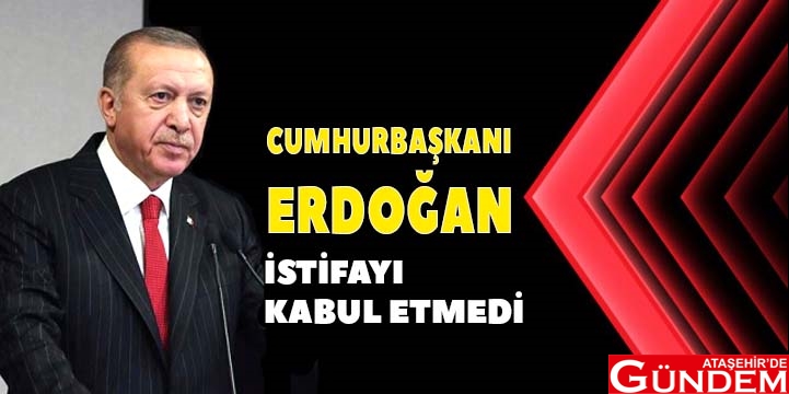 SOYLU’NUN İSTİFASI CUMHURBAŞKANI TARAFINDAN KABUL EDİLMEDİ SOYLU’NUN İSTİFASI CUMHURBAŞKANI TARAFINDAN KABUL EDİLMEDİ